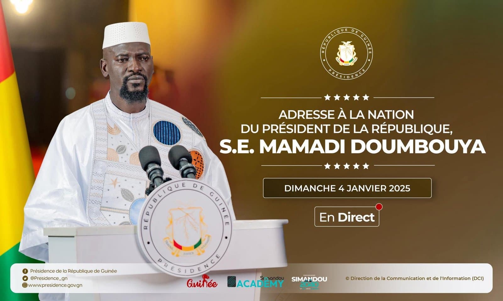 Guinée : après sa victoire, Mamadi Doumbouya appelle à l’unité et fixe le cap du nouveau septennat