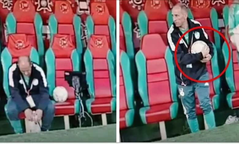 CAN 2025 : un membre du staff algérien pris en flagrant délit de vol d’un ballon de match