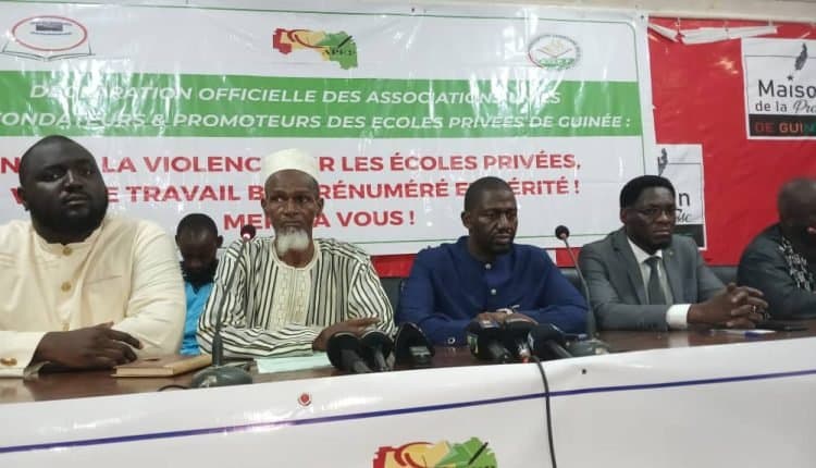 Grève de l’éducation en Guinée : les fondateurs d’écoles privées évoquent une possible fermeture