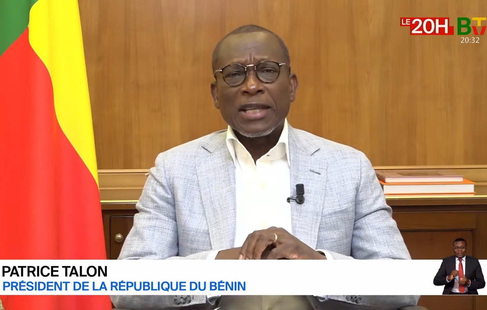 Bénin : Patrice Talon dénonce une mutinerie militaire et rassure la Nation