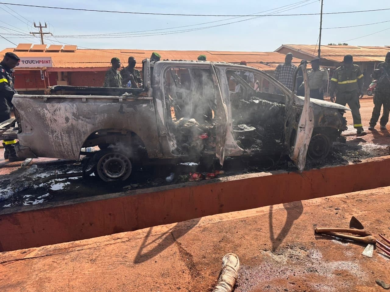 Siguiri : tension contre des ressortissants chinois, une pick-up incendiée
