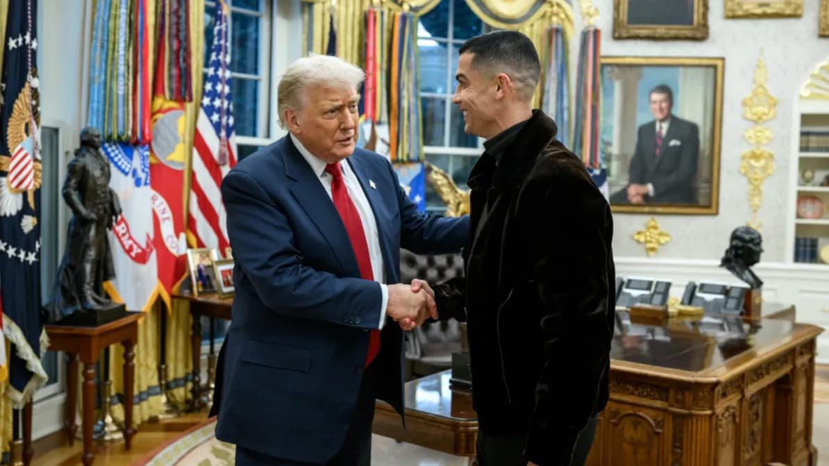 États-Unis – Cristiano Ronaldo rencontre Donald Trump à la Maison-Blanche