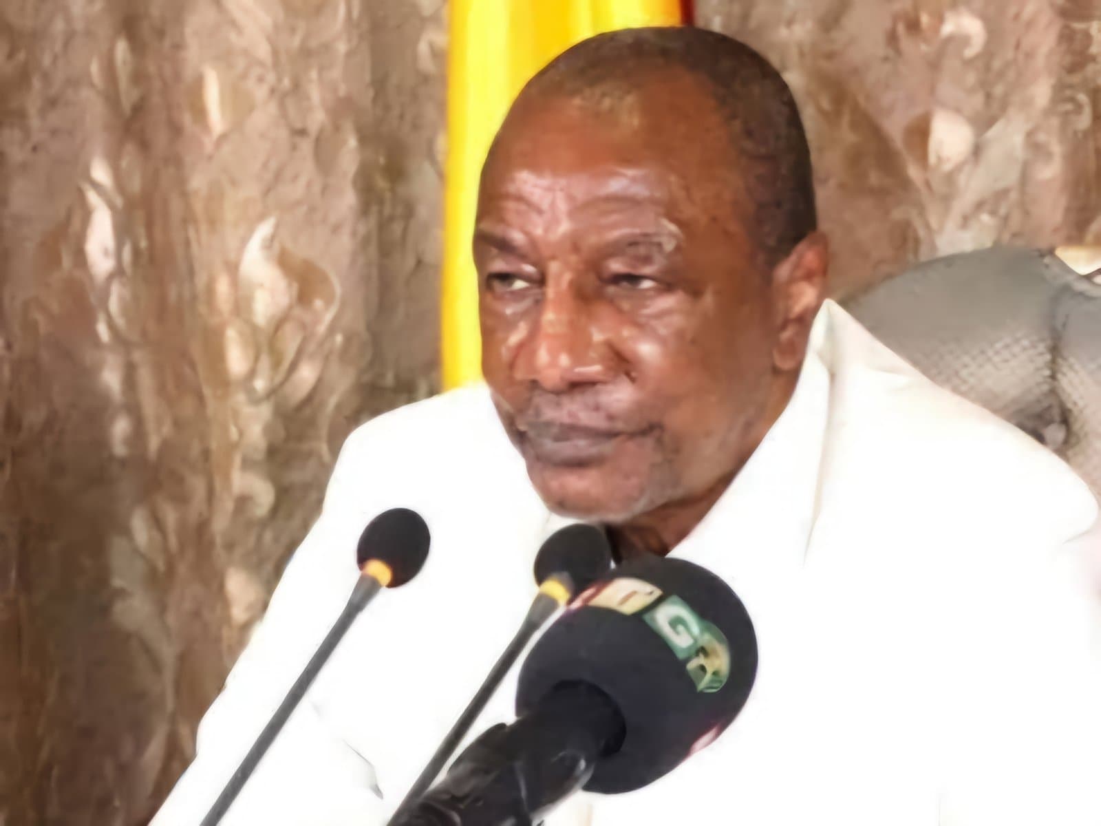 Guinée : Alpha Condé rend hommage à l’armée nationale et dénonce sa “trahison” sous la junte