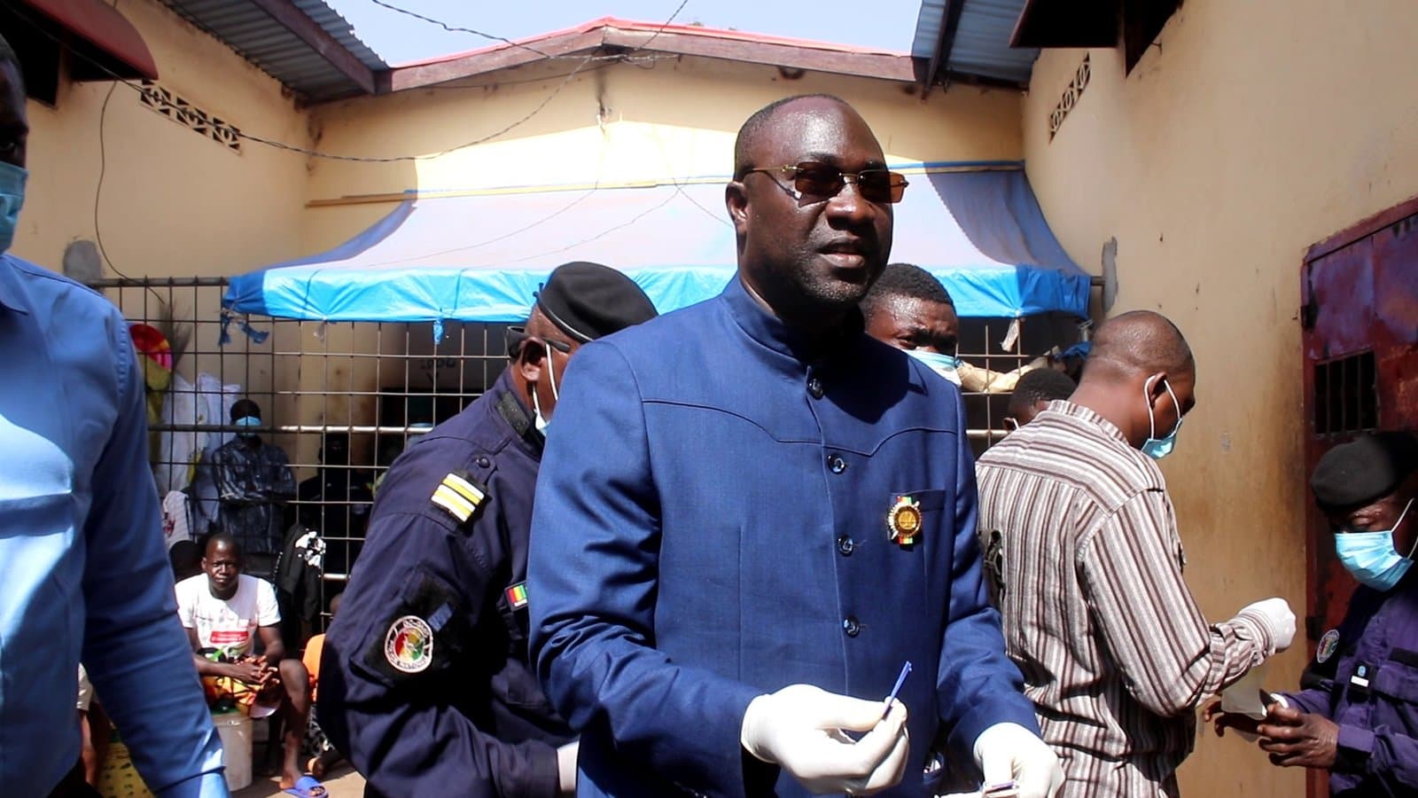Kankan : le procureur général Marwane Baldé mène une fouille inopinée à la maison centrale