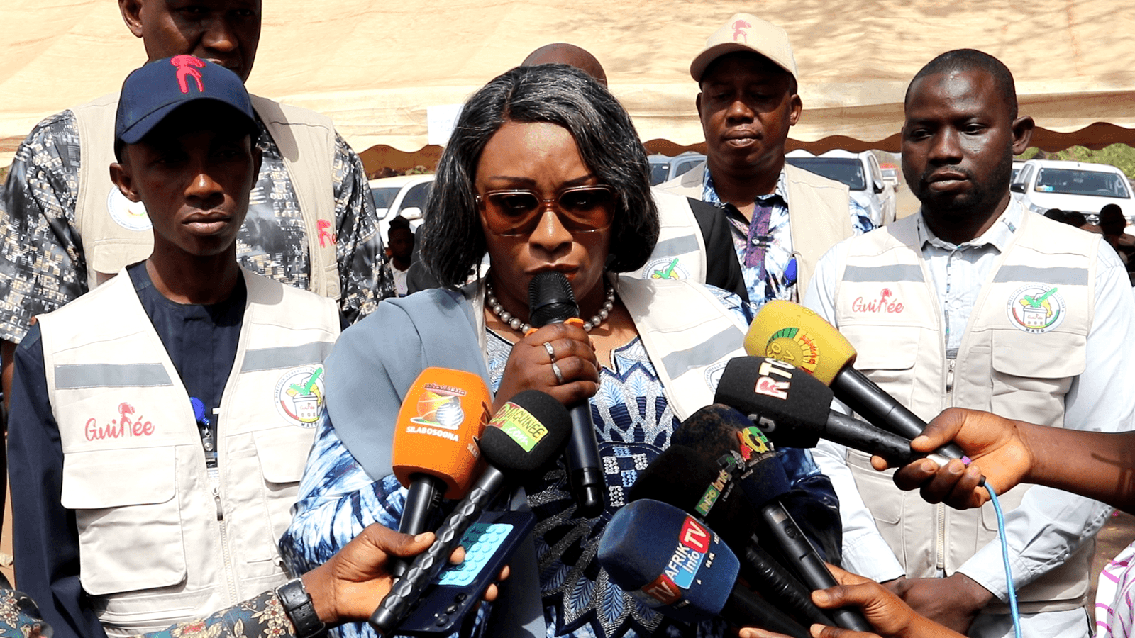Kankan : la Directrice générale des élections inaugure le magasin électoral de la région