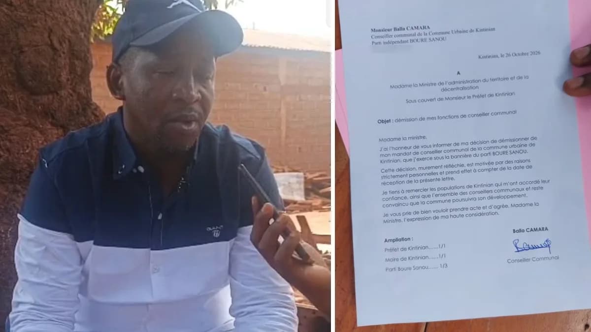 Kintinian : Balla Camara quitte le conseil communal et dénonce son exclusion des sessions