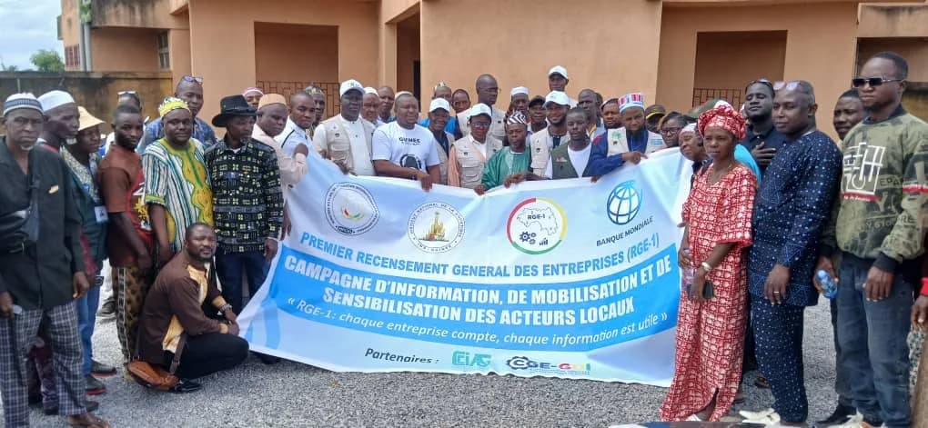 Guéckédou : lancement officiel du premier Recensement général des entreprises (RGE-1)