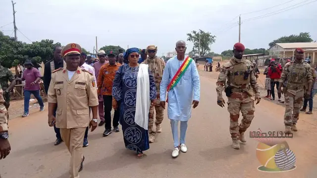 Guinée : la délégation de la ministre de l’Administration du territoire en mission dans la région de Siguiri